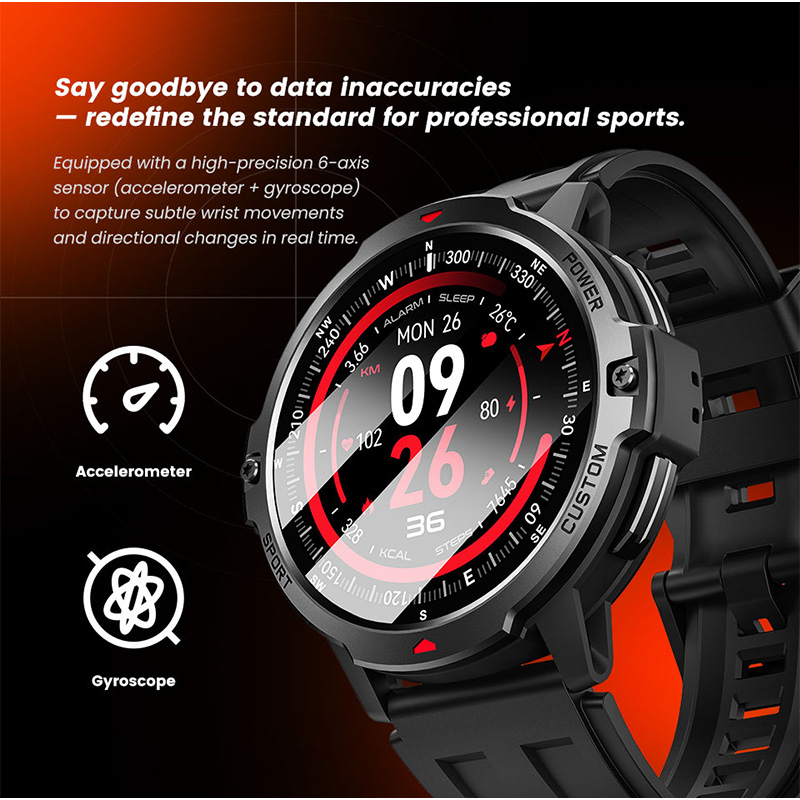 NEW 6-Axis Gyroscope Military  - Timex Watches Smartwatch ulasan dan harga