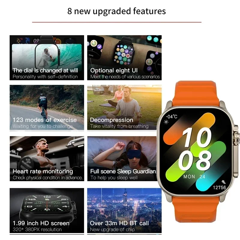 New Watch T10 Ultra Smart Watc - Smartwatch Watches Price ulasan dan harga
