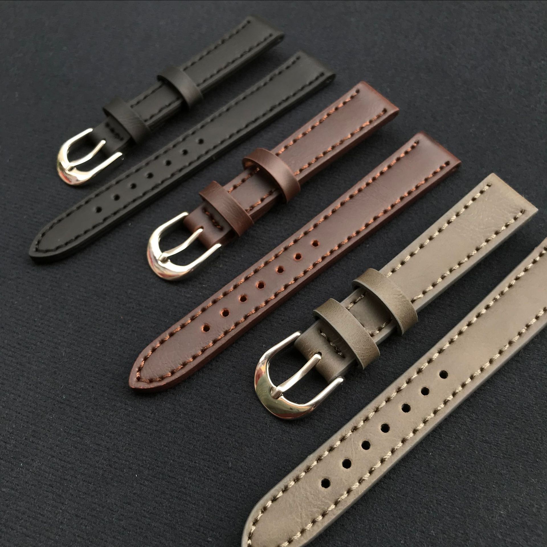 Leather Watch Strap 14mm 16mm  - Smartwatch Vintage Watches For Women ulasan dan harga