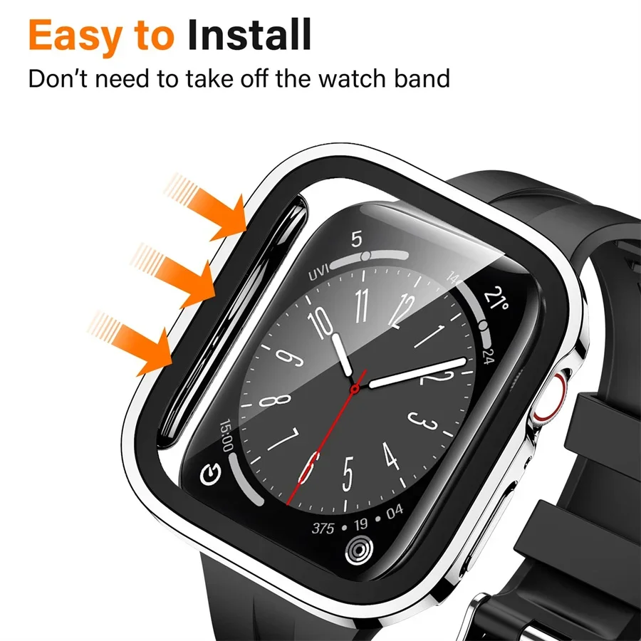 Glass+cover For Apple Watch ca - Smartwatch Watches Price ulasan dan harga