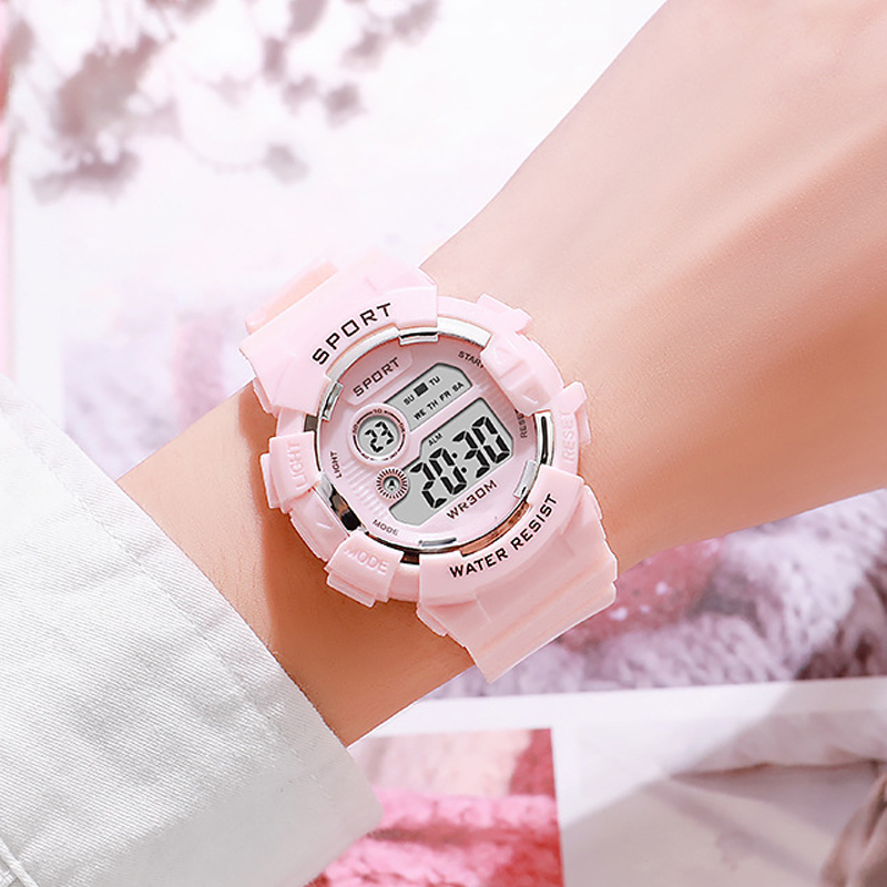 Fashion Kids Watches Luminous  - Smartwatch Digital Watches For Kid Girl ulasan dan harga