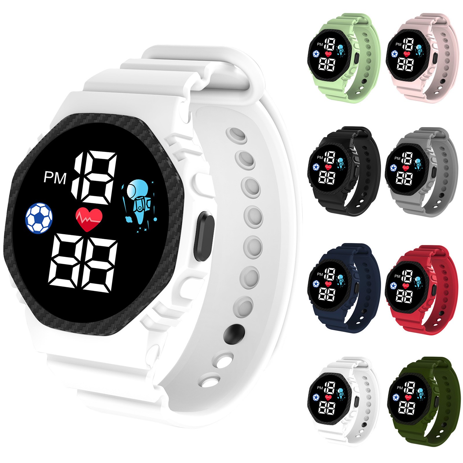 Multi-color Smart Watch For Ki - Smartwatch Digital Watches For Kid Girl ulasan dan harga