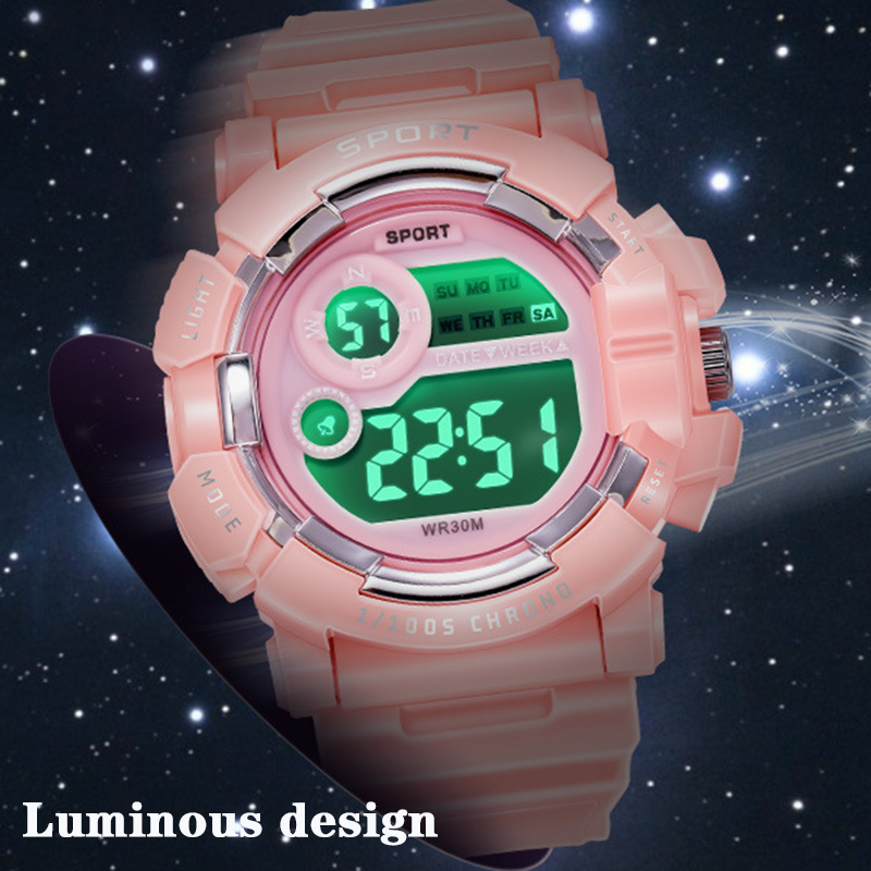 YIKAZE Kids Watches Fashion Lu - Smartwatch Digital Watches For Kid Girl ulasan dan harga