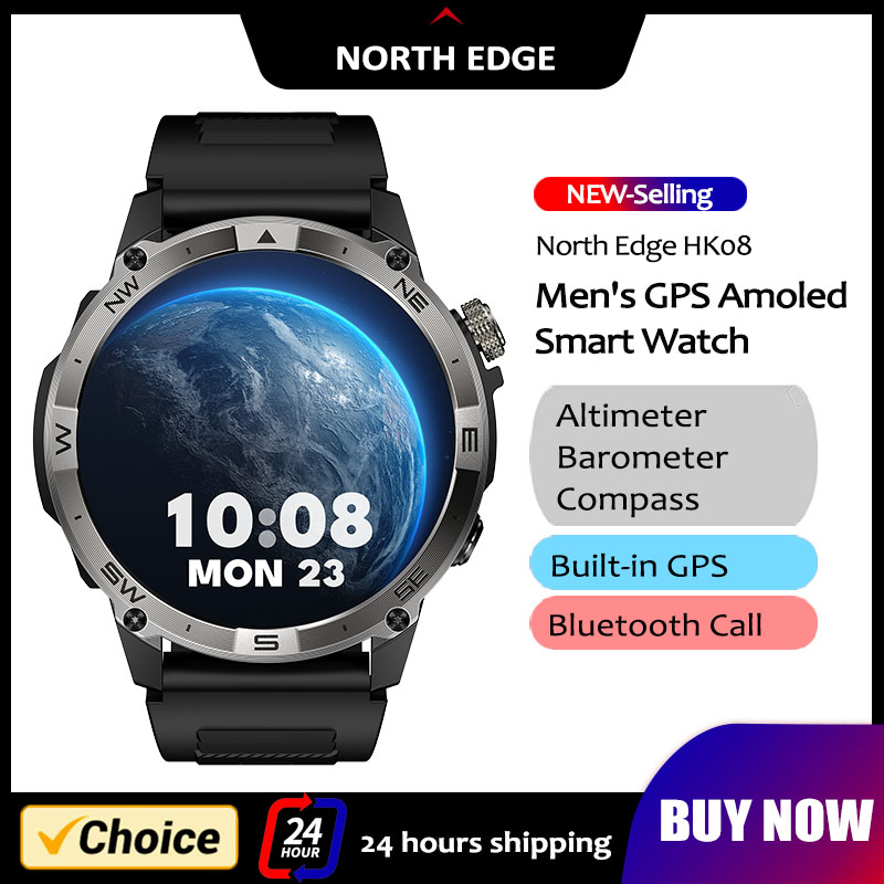NORTH EDGE GPS Sports Smart Wa - Altimeter Compass Watch ulasan dan harga