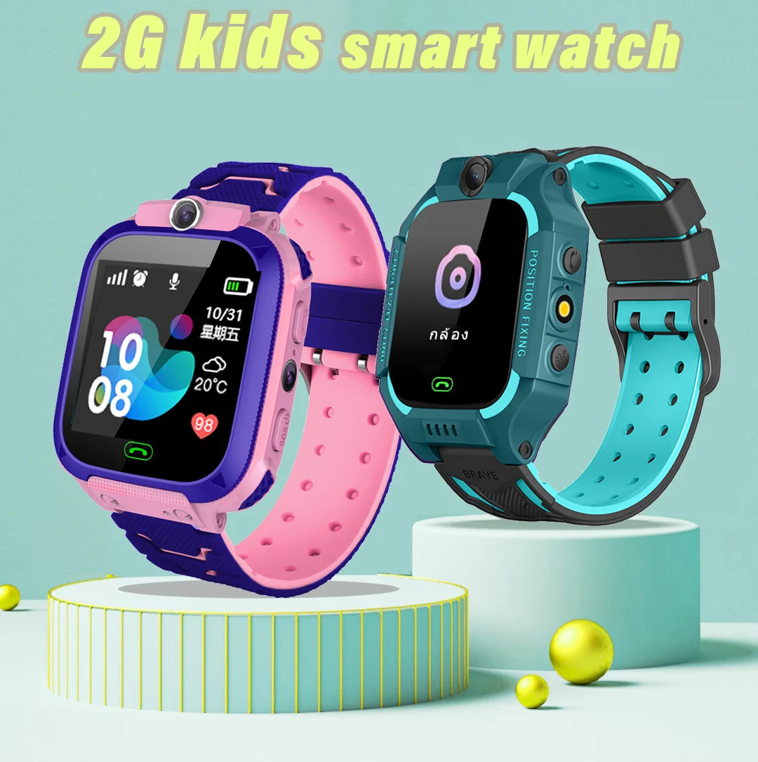 Q12 Kids Smart Watch 2G SOS Ca - Smartwatch Digital Watches For Kid Girl ulasan dan harga