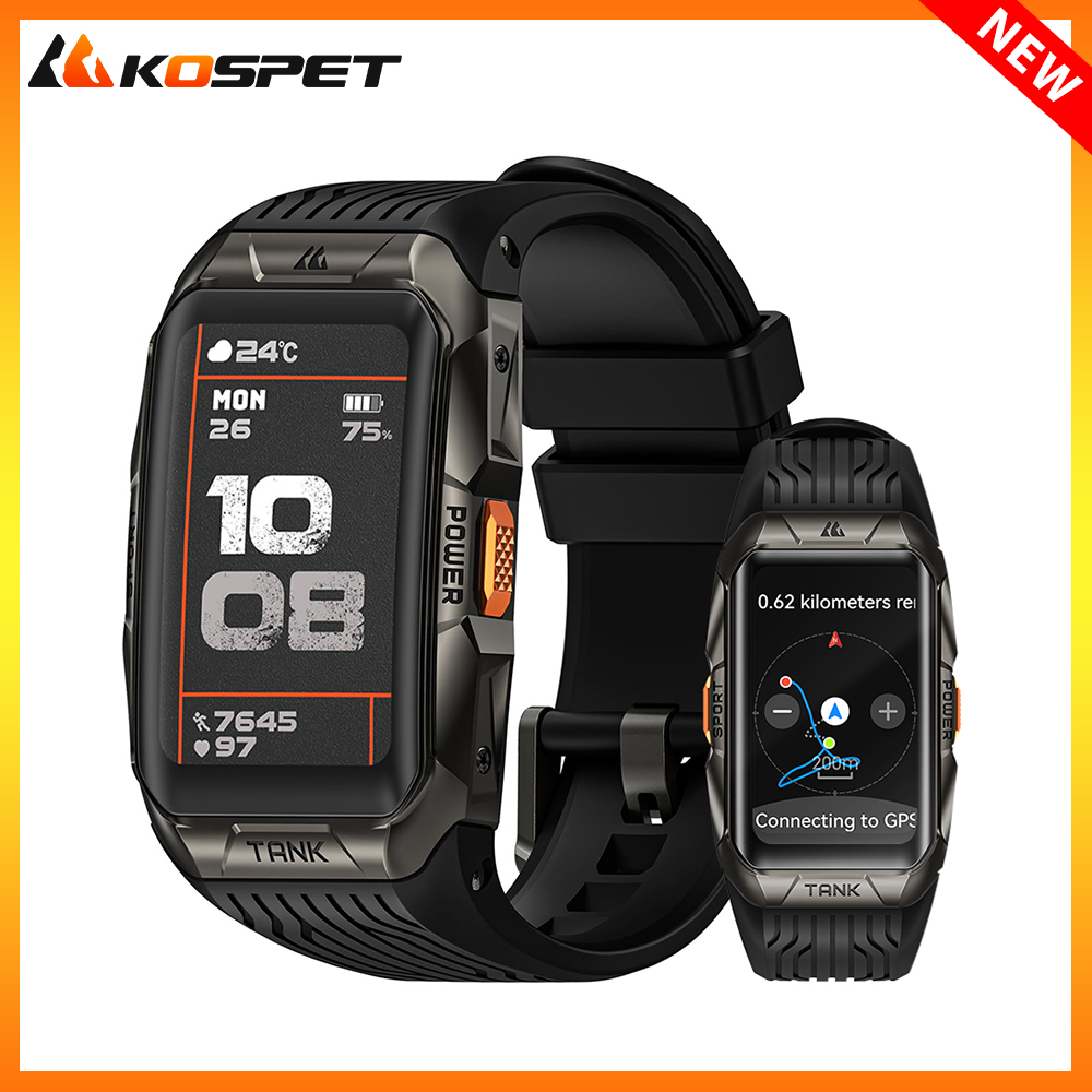 2025 KOSPET TANK X2 Ultra Smar - Altimeter Compass Watch ulasan dan harga
