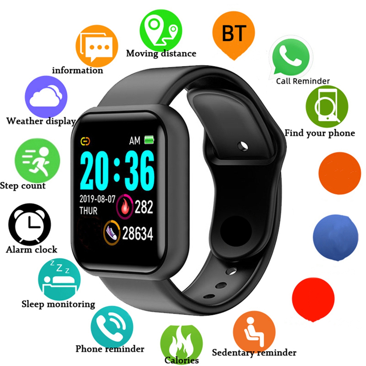Men Smart Watches Color Screen - Smartwatch Watches Price ulasan dan harga