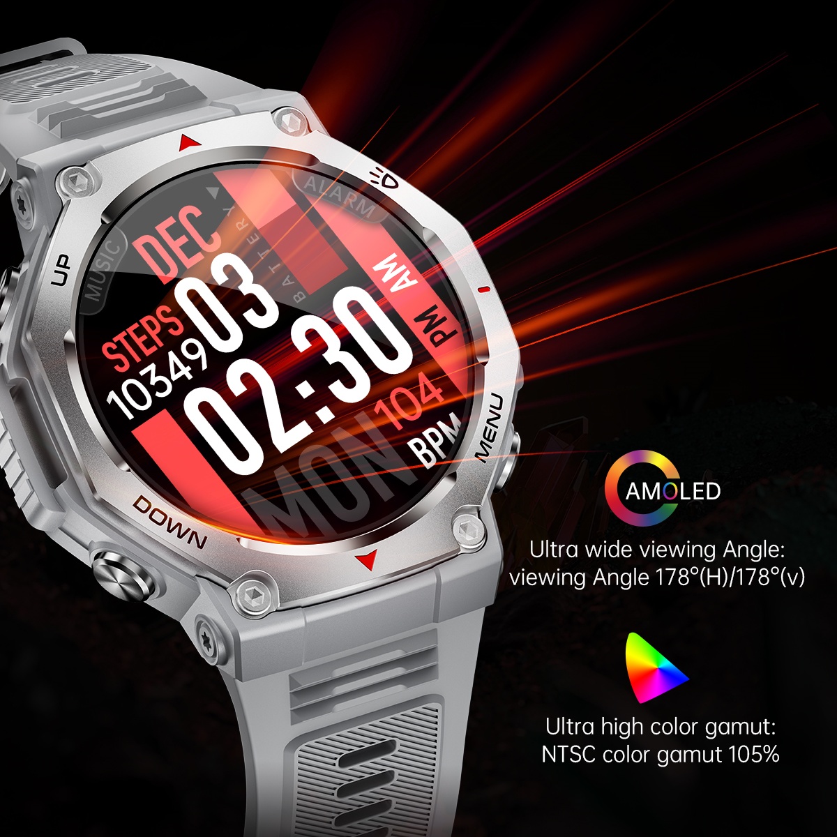 For Android IOS New AMOLED Sma - Watch Vs Smartwatch ulasan dan harga