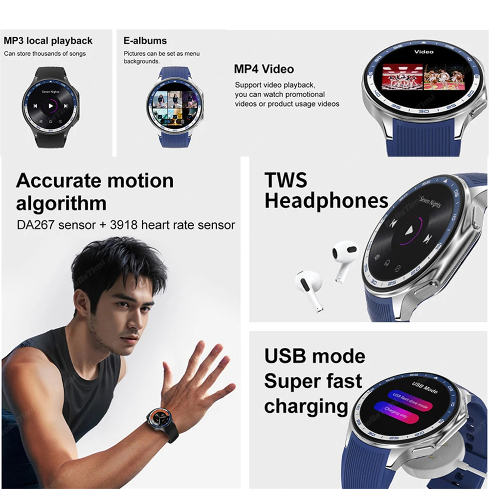 1.43 AMOLED Smart Watch 3D Sur - Timex Watches Smartwatch ulasan dan harga