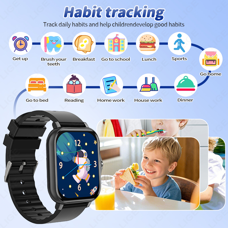 LIGE 2025 Audiobook Children S - Smartwatch Digital Watches For Kid Girl ulasan dan harga