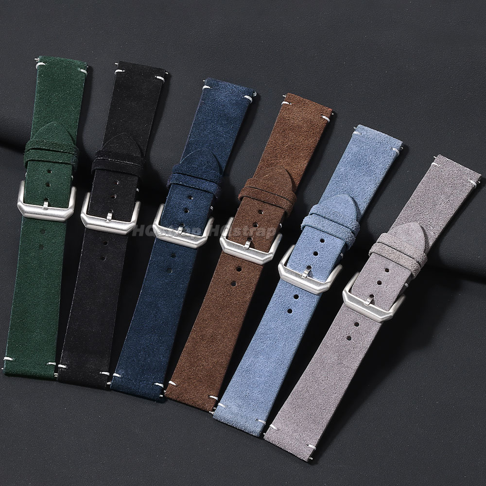 20mm 22mm Soft Suede Leather W - Smartwatch Vintage Watches For Women ulasan dan harga