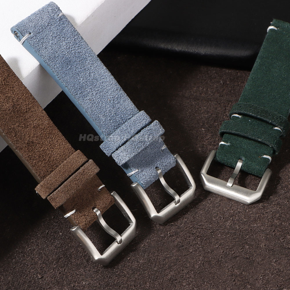 20mm 22mm Soft Suede Leather W - Smartwatch Vintage Watches For Women ulasan dan harga