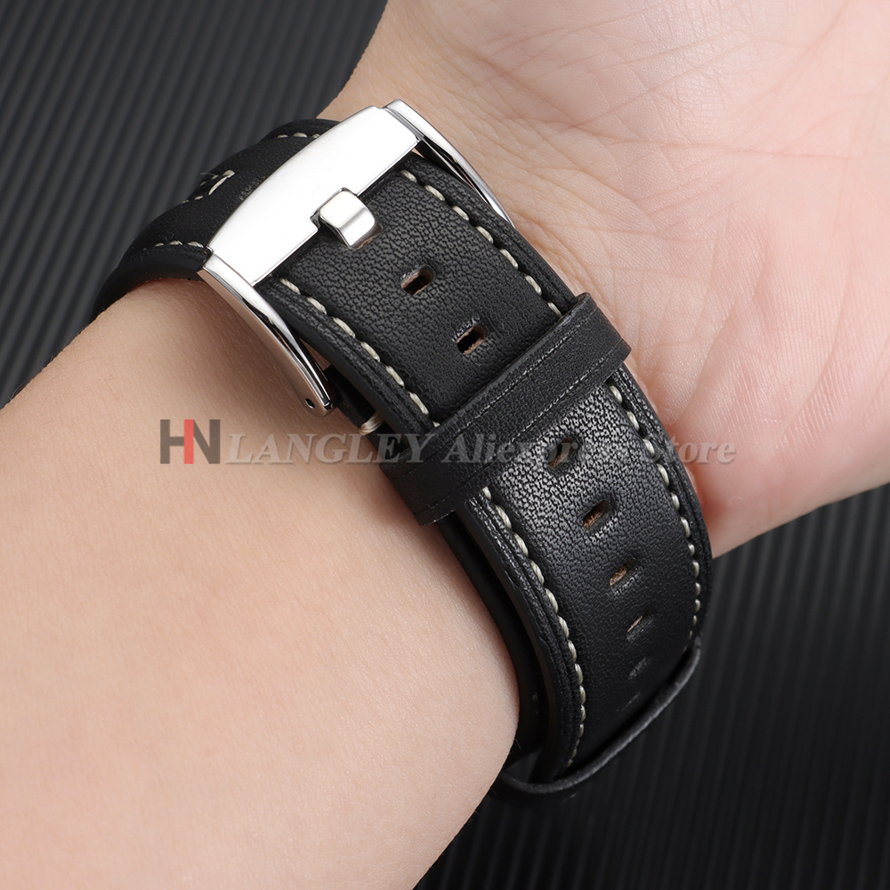 Vintage Leather Watch Band 22m - Smartwatch Vintage Watches For Women ulasan dan harga