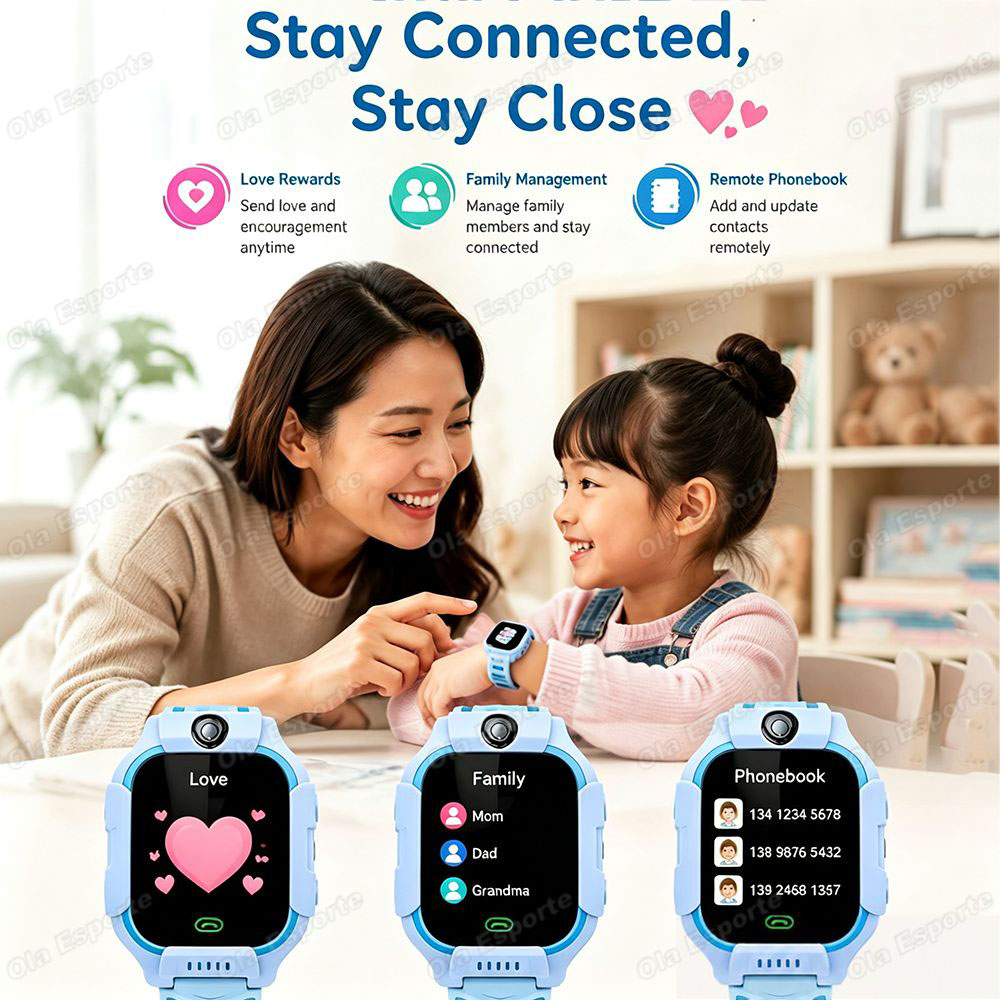 2027 New 2G/5G Kids Smart Watc - Smartwatch Watches For Kids With Gps ulasan dan harga