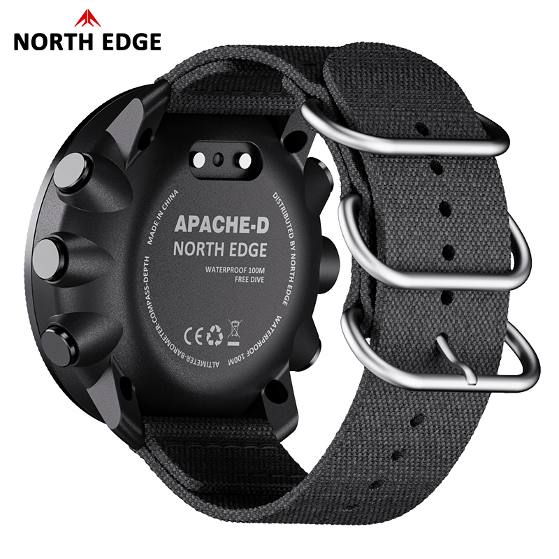NORTH EDGE APACHE-D Men Free D - Altimeter Compass Watch ulasan dan harga