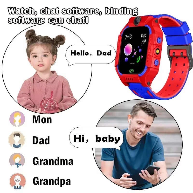 Lenov HOT 5G Children Camera S - Smartwatch Watches For Kids With Gps ulasan dan harga
